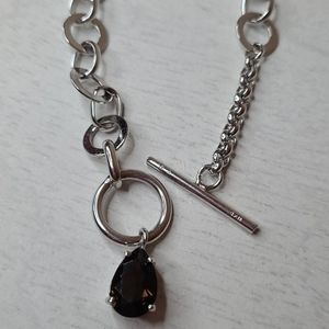 NWOT Brown Topaz and Sterling Silver Bracelet